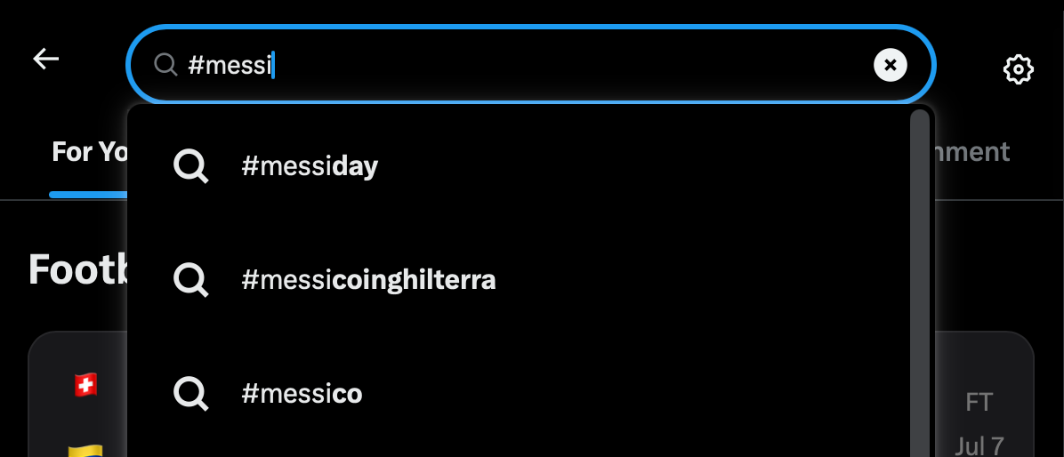Track hashtags on Twitter
