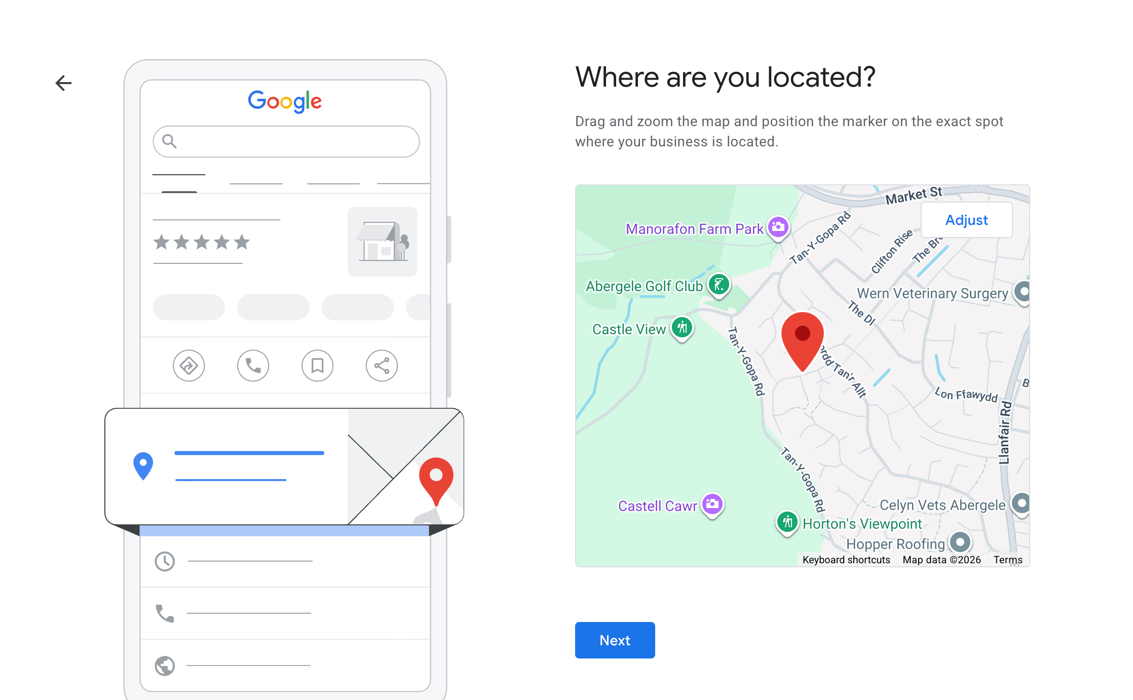 Find your business on the map