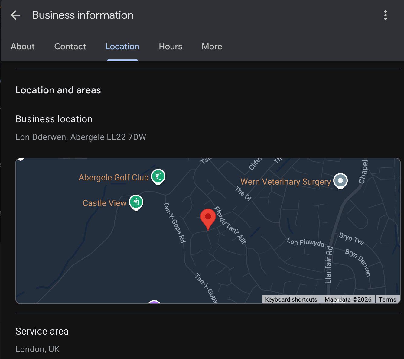 Business location