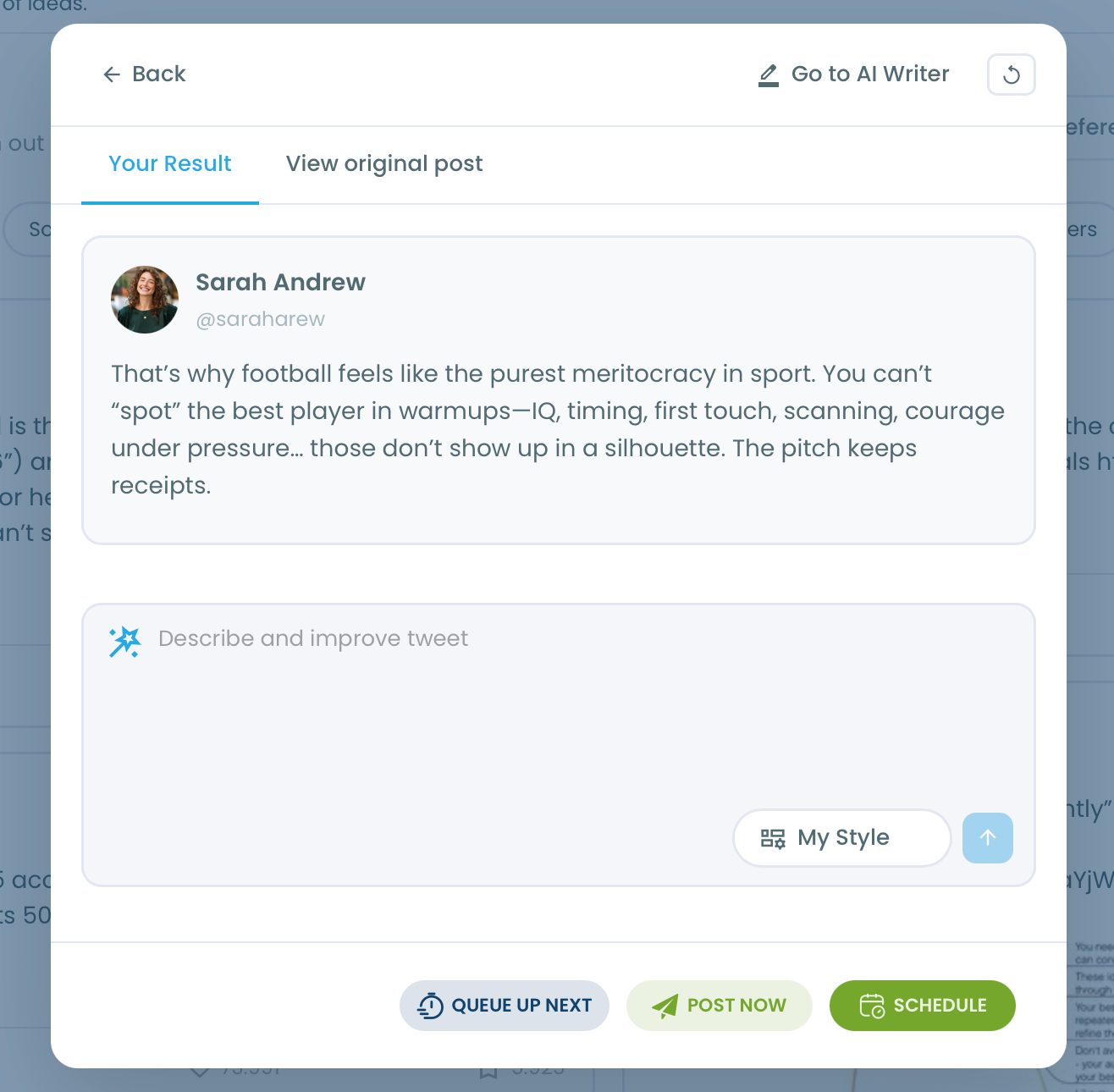 Generated Reply
