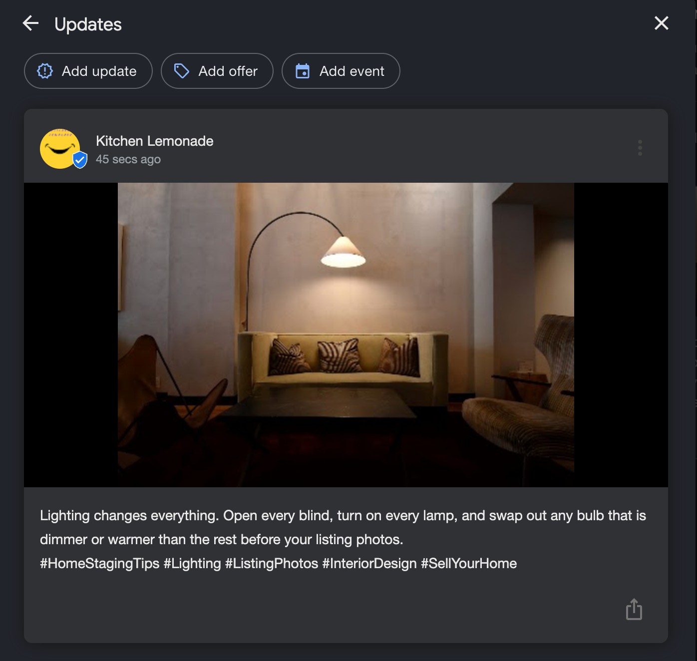 Google Business Profile Update