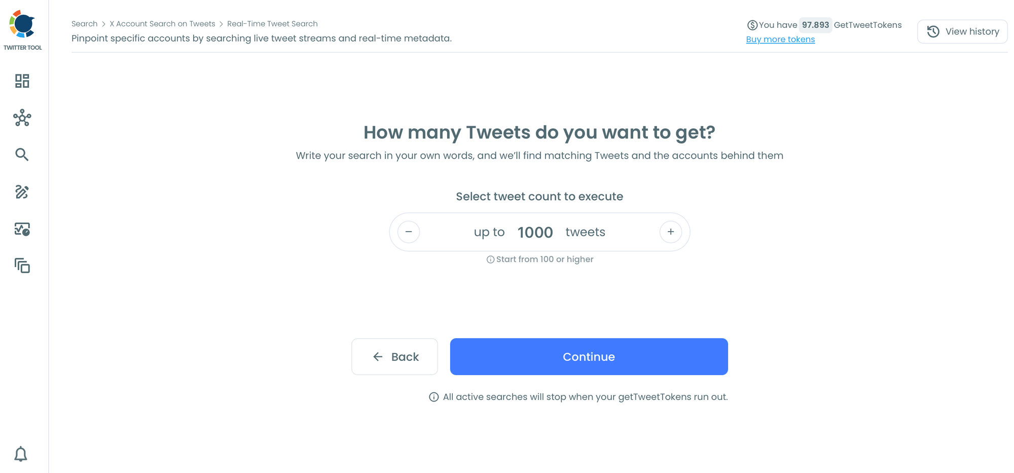 How many tweets