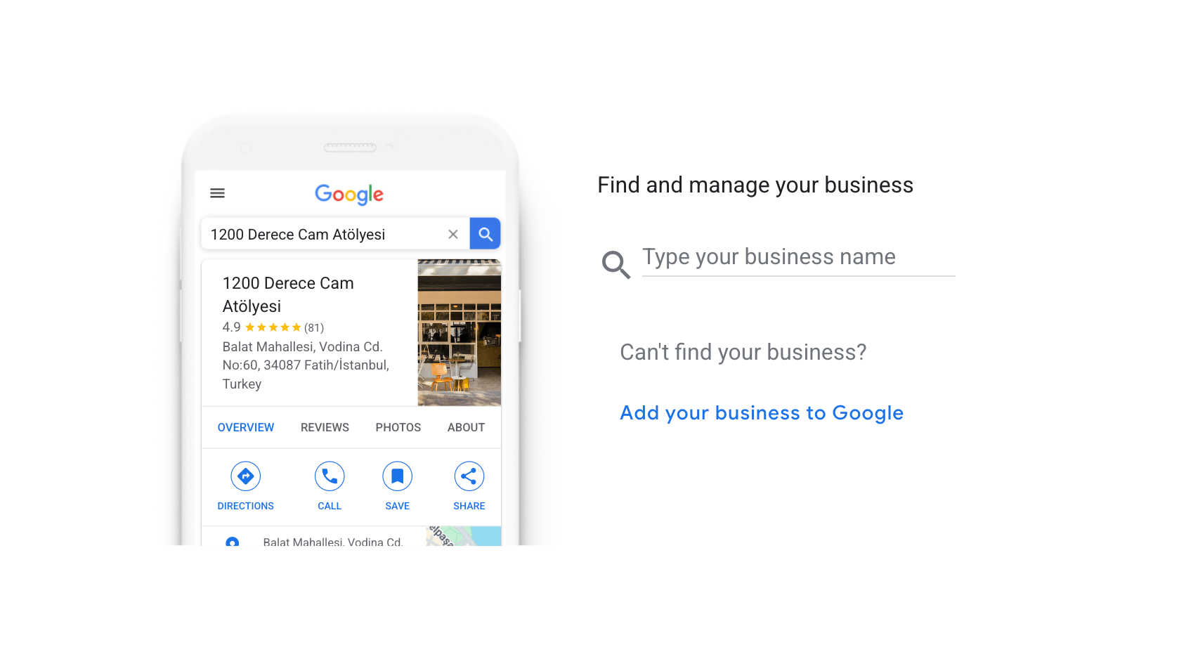 Find and manage your business