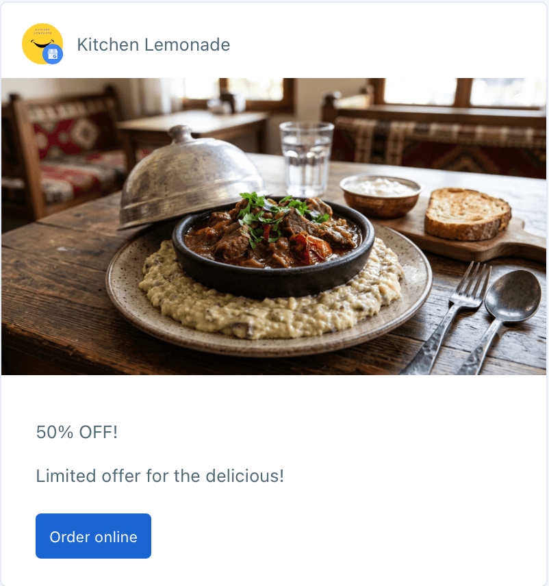 Order online