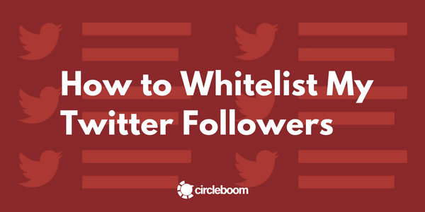 How to Whitelist My Twitter Followers