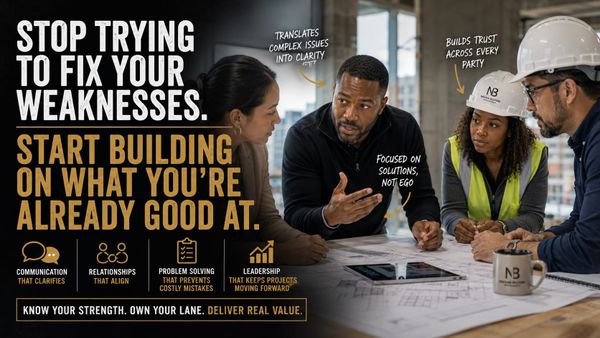 Stop Trying to Fix Your Weaknesses. Start Building on What You're Already Good At.