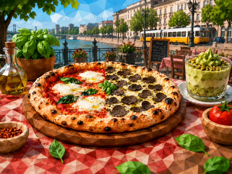 The Margherita stays cheap, the truffle pays for it