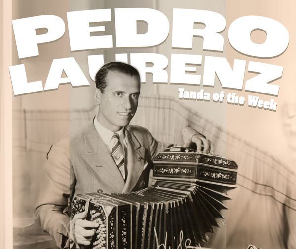 Tango musician Pedro Laurenz with bandoneon