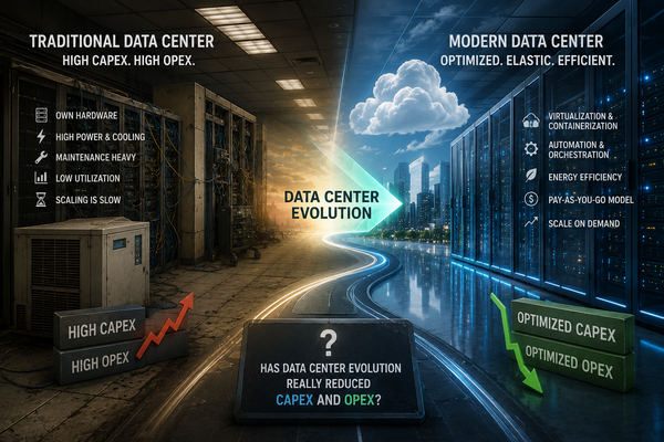 Has Data Center Evolution Really Reduced CapEx and OPEX?