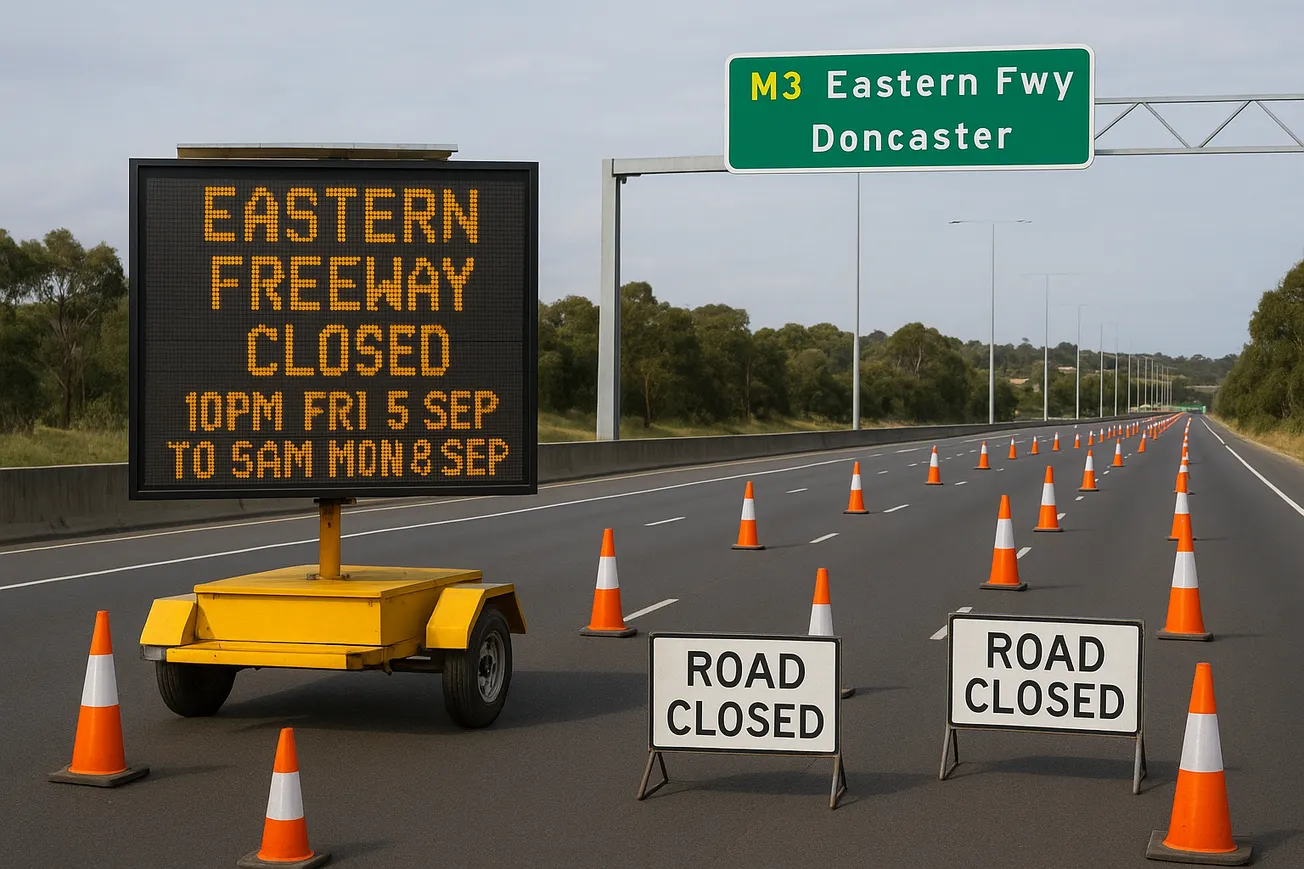 Eastern Freeway closure this weekend to cause major disruptions