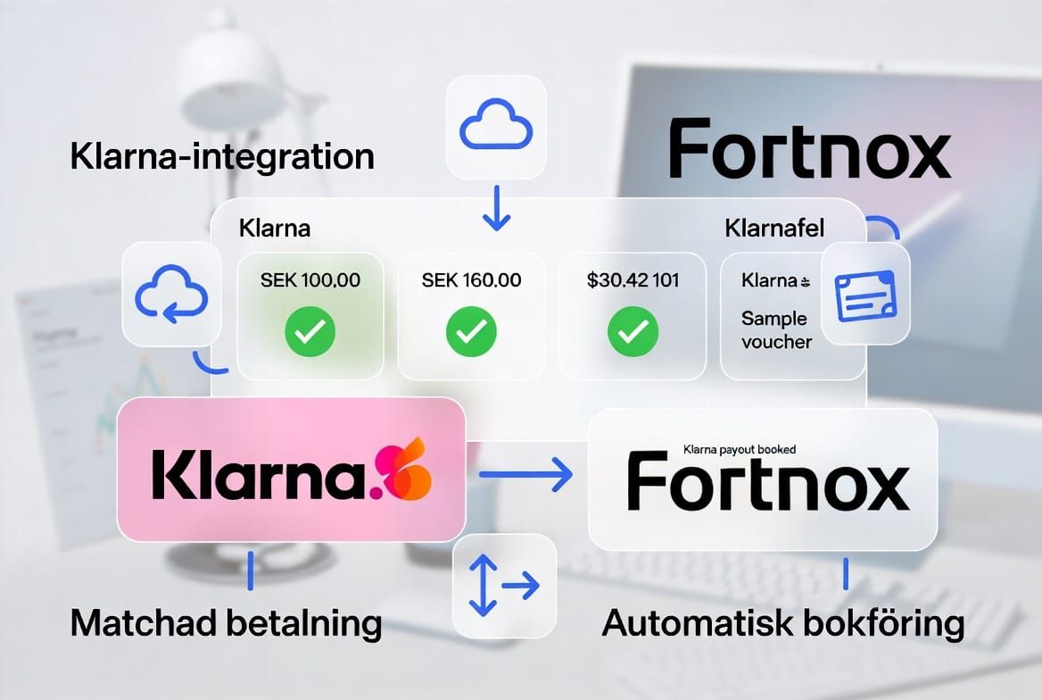 Klarna-utbetalning i Fortnox: Så matchar du kontot varje gång