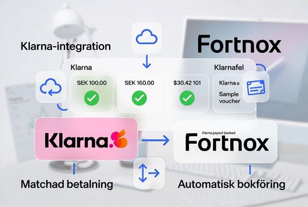 Klarna-utbetalning i Fortnox: Så matchar du kontot varje gång