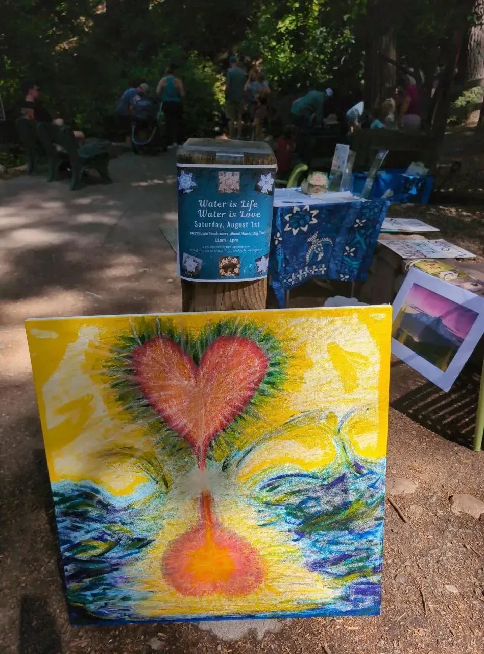 Joyful 'Water is Life, Water is Love' Celebration-No Data Center Demonstration at Sacramento Headwaters Aug 1st, 2026