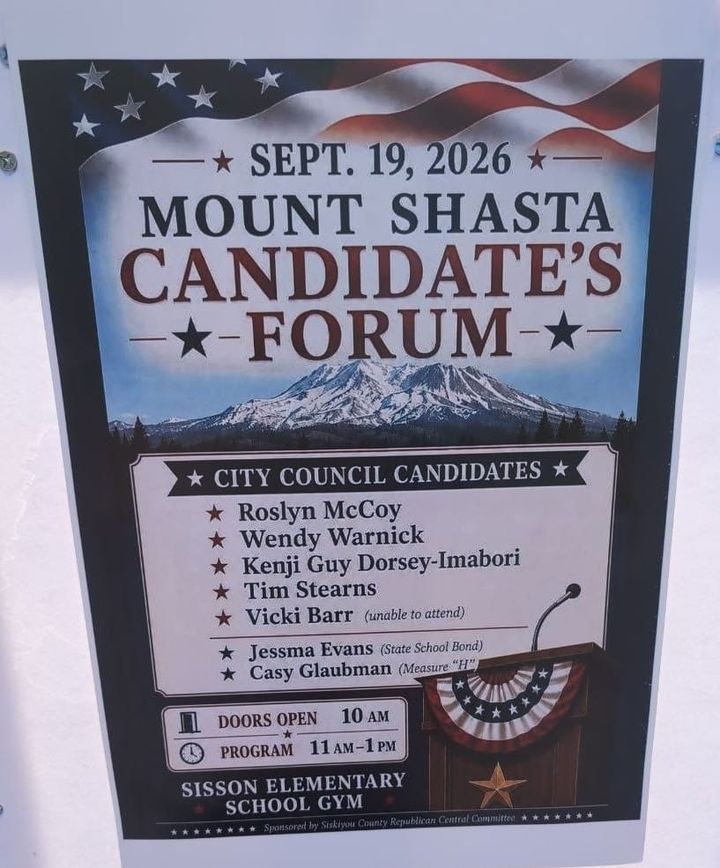 Mount Shasta City Council Candidates Forum Review