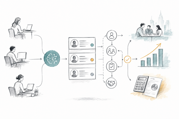 Editorial sketch: AI in Hiring: What Staffing Leaders Need to Know