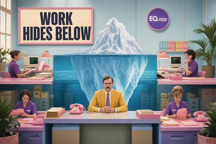 Cinematic editorial image showing the human story behind AI in Hiring: What Staffing Leaders Need to Know.