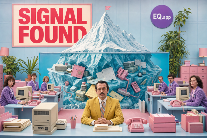 Cinematic editorial image showing the human story behind Deconstructing Staffing Jobs: AI Tools in the Hiring Process.
