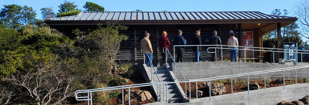 “Linear Community” Forms Outside Point Reyes' Only Public Restroom