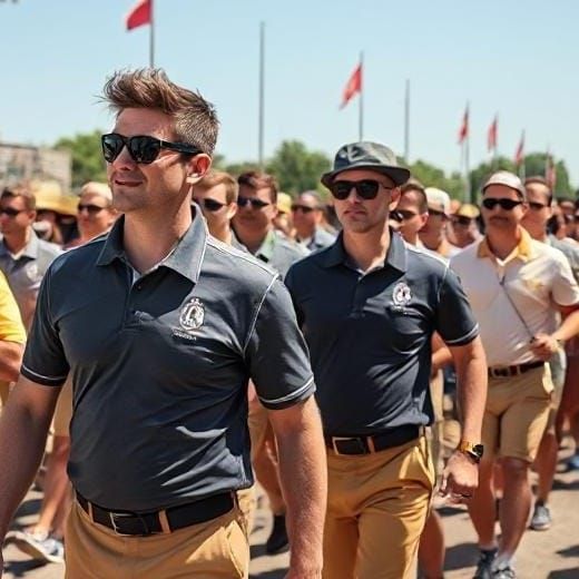 Troops Mass on the San Anselmo-Fairfax Border