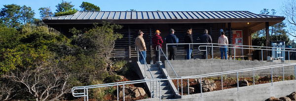 “Linear Community” Forms Outside Point Reyes' Only Public Restroom