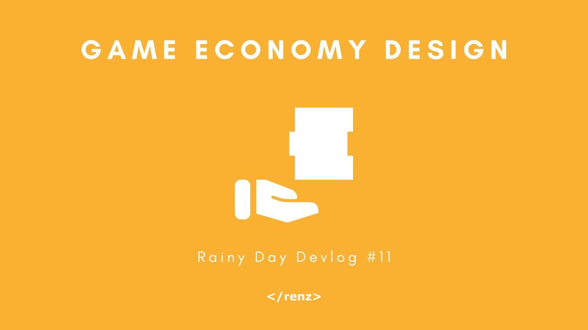 Video Game Economy Design of my Financial Education Indie Game | Rainy Day Devlog #11