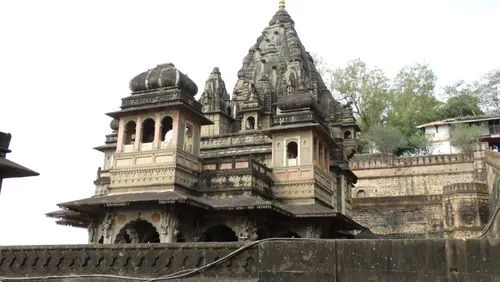 An ancient Indian temple.
