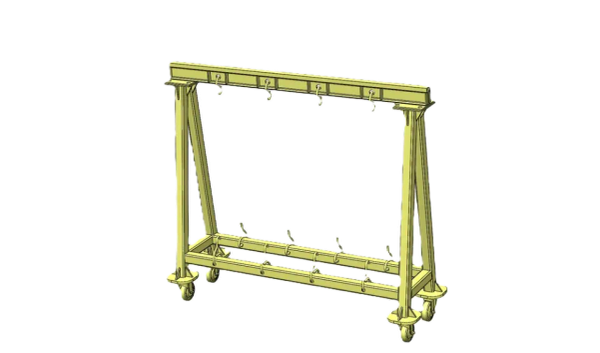 Girder Design for Efficient Defence Product Painting