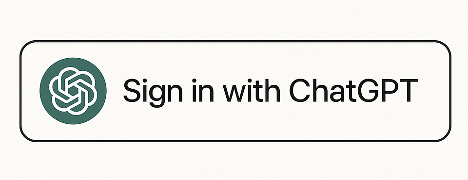 Sign in with ChatGPT