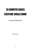 20 Cognitive Biases everyone should know