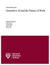 Generative AI and the Nature of Work
