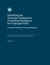 Identifying the Economic Implications of Artificial Intelligence for Copyright Policy