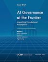 AI Governance at the Frontier: Unpacking Foundational Assumptions