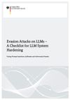 Evasion Attacks on LLMs – A Checklist for LLM System Hardening