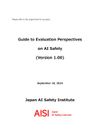 Cover of Guide to Evaluation Perspectives on AI Safety