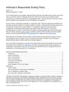 Cover of Anthropic's Responsible Scaling Policy
