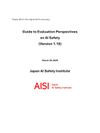 Cover of Guide to Evaluation Perspectives on AI Safety