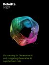 Cover of Contracting for Generative AI and mitigating Generative AI supply chain risks