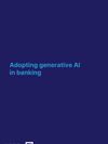 Cover of Adopting generative AI in banking