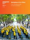 Cover of Workplace AI in China: The changing profile of work and labour