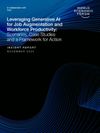 Cover of Leveraging Generative AI for Job Augmentation and Workforce Productivity: Scenarios, Case Studies and a Framework…