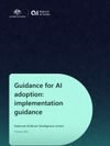 Cover of Guidance for AI adoption: implementation guidance