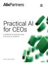 Cover of Practical AI for CEOs: When it really matters. A playbook for realizing value from your AI initiatives
