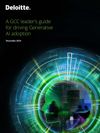 Cover of A GCC leader’s guide for driving Generative AI adoption