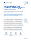 Cover of PAI’s Guidance for Safe Foundation Model Deployment: A Framework for Collective Action