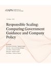 Cover of Responsible Scaling: Comparing Government Guidance and Company Policy