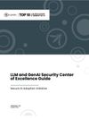 Cover of LLM and GenAI Security Center of Excellence Guide