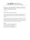 Cover of Response to the NIST RFI on Auditing, Evaluating, and Red-Teaming AI Systems