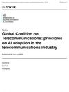 Cover of Global Coalition on Telecommunications: principles on AI adoption in the telecommunications industry