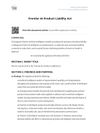 Cover of Frontier AI Product Liability Act: A Model Bill