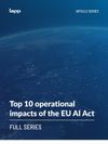 Cover of Top 10 operational impacts of the EU AI Act